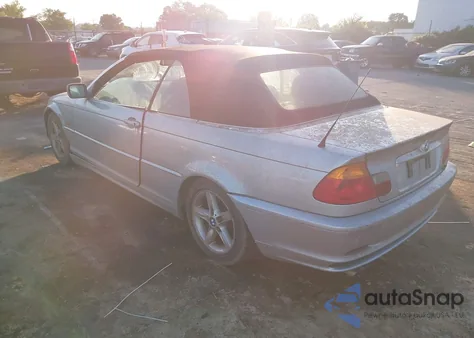 2003 BMW 325Ci из США, поврежденный, VIN WBABS33403PG91156